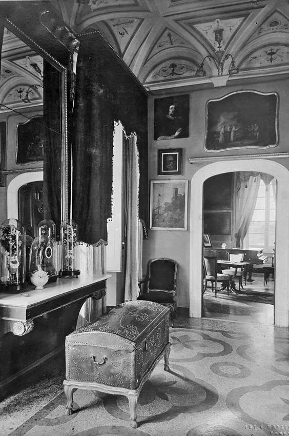 La "Sala Rossa" nel 1928